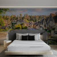 Cozy countryside mural for living spaces, GD2657
