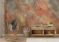 A calming sophisticated design wallpaper mural that defines a space., GD5137