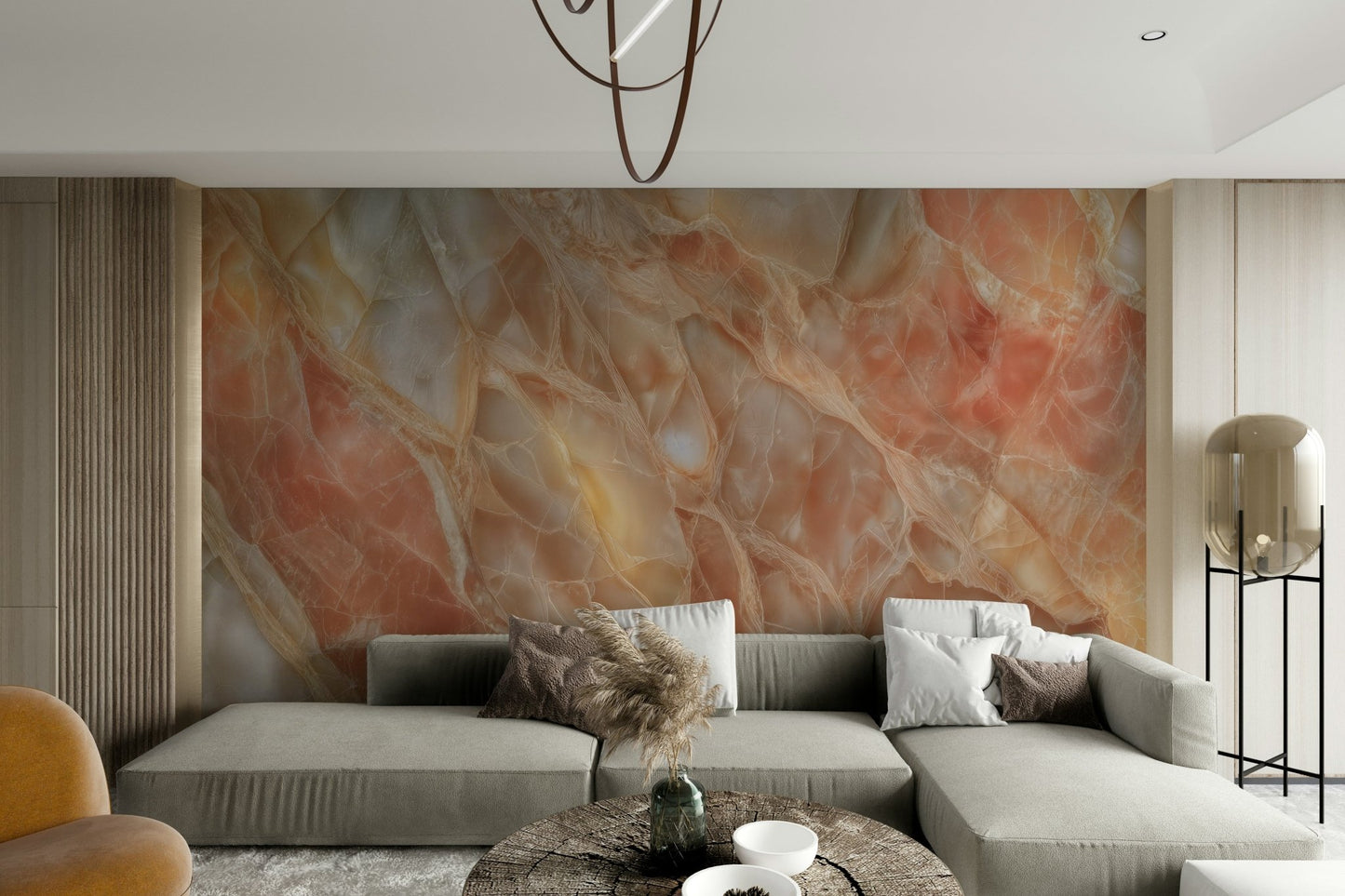 An artistic abstract stone mural for home decor., GD5137