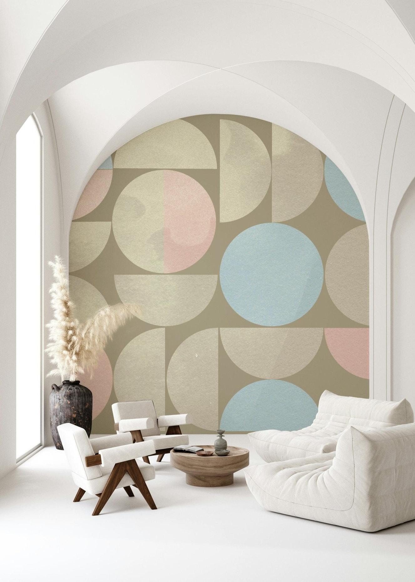 Quiet Geometry Wall Mural