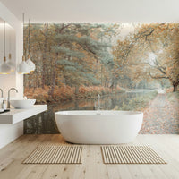 Quiet natural Quiet Waters Wall Mural backdrop image.