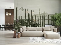Quiet Waterside Reflection Wall Mural