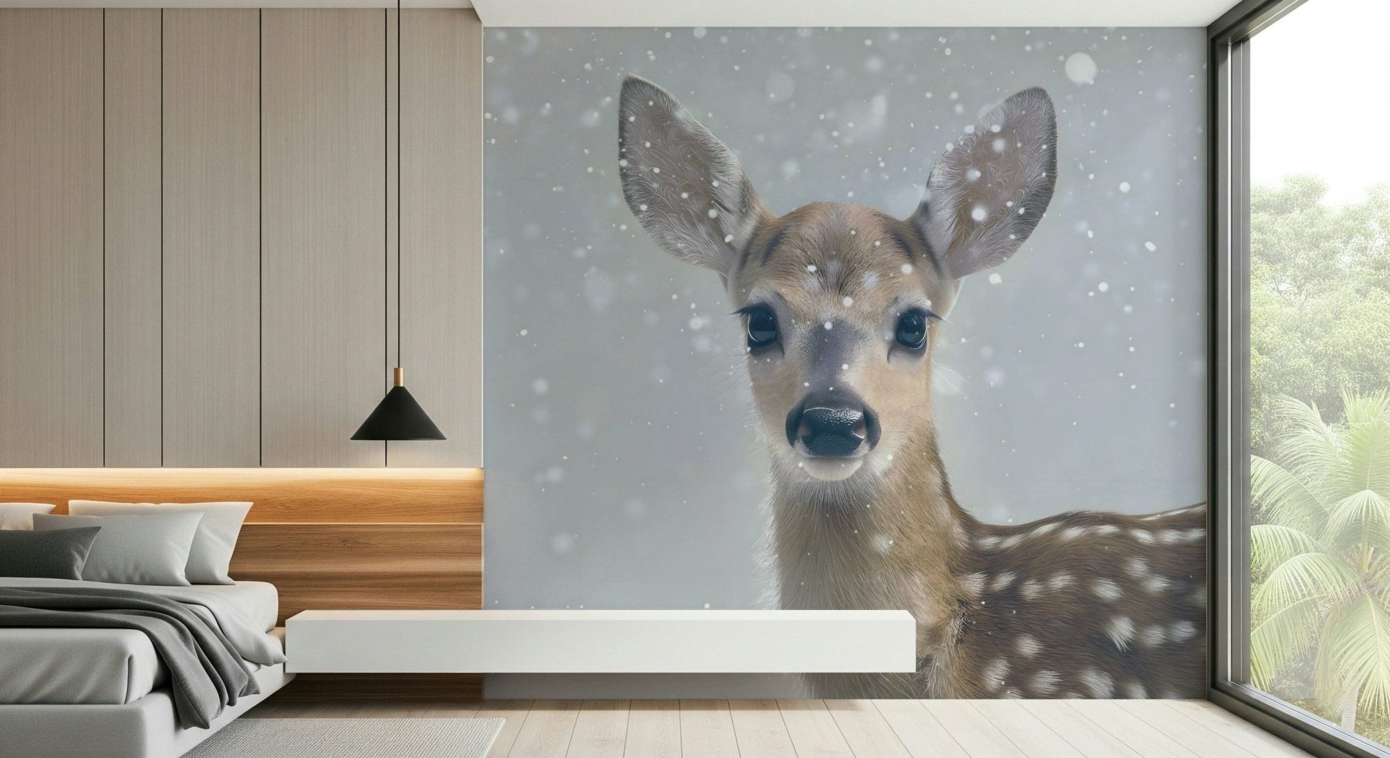 A serene tranquil forest wall mural for your decor., GD6018