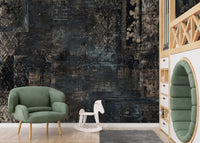 Colorful quirky plaid wallpaper mural for rooms A320