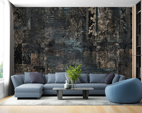 Quirky Plaid Pattern Wallpaper Murals A320