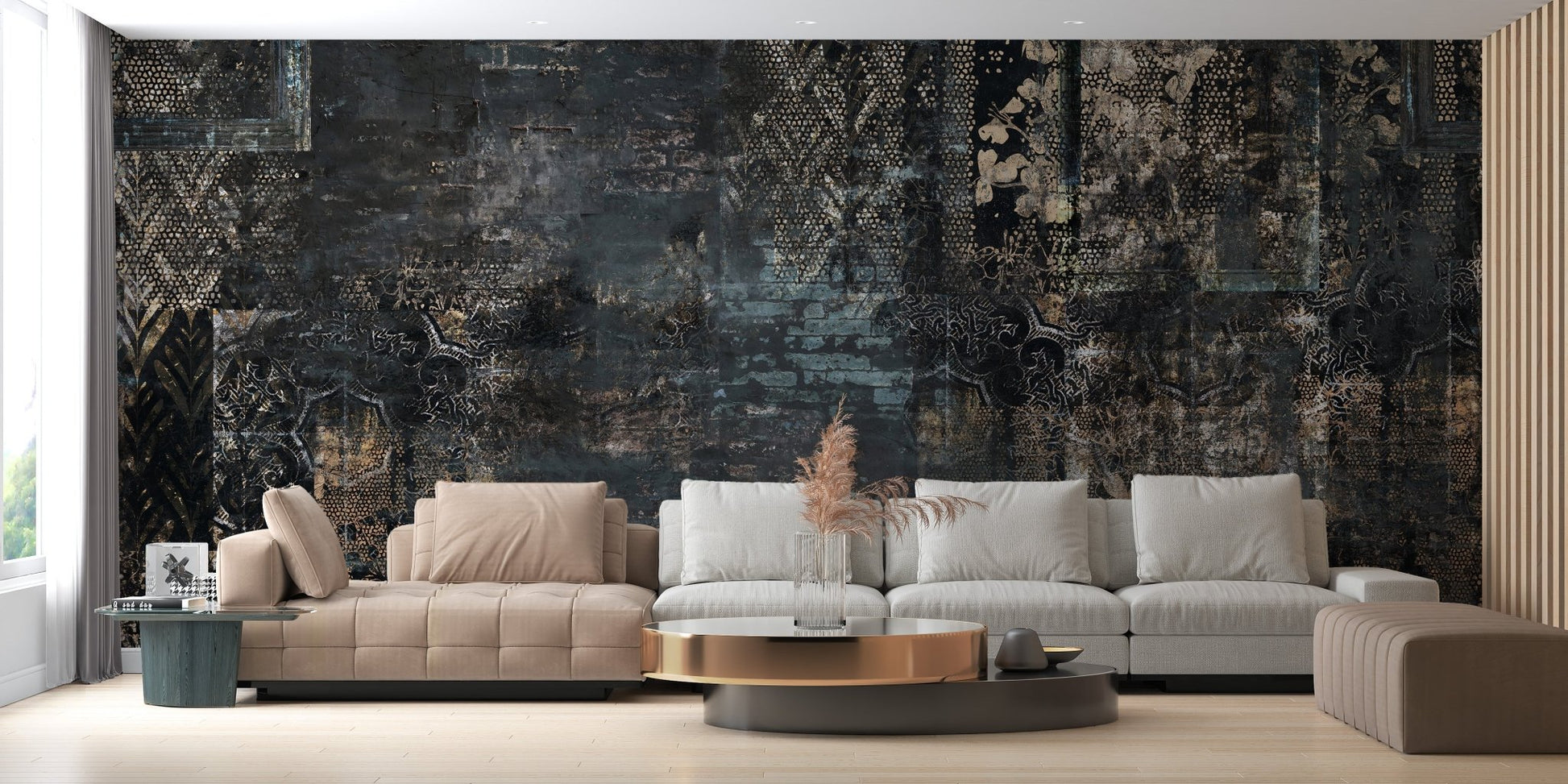 Quirky Plaid Pattern Wallpaper Murals - Giffywalls A320