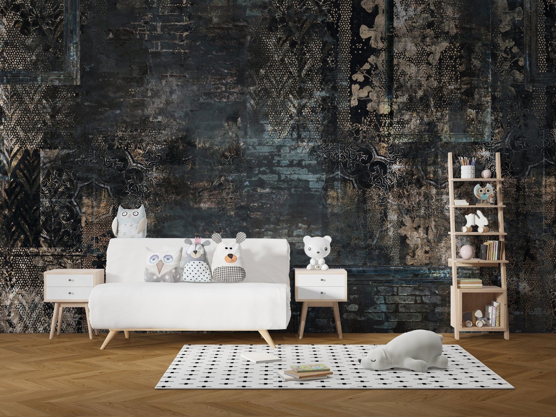 Quirky Plaid Pattern Wallpaper Murals - Giffywalls A320