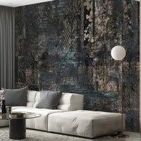 Fun quirky plaid pattern wallpaper mural design A320