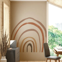 Whimsical rainbow arc wall design GD2930

