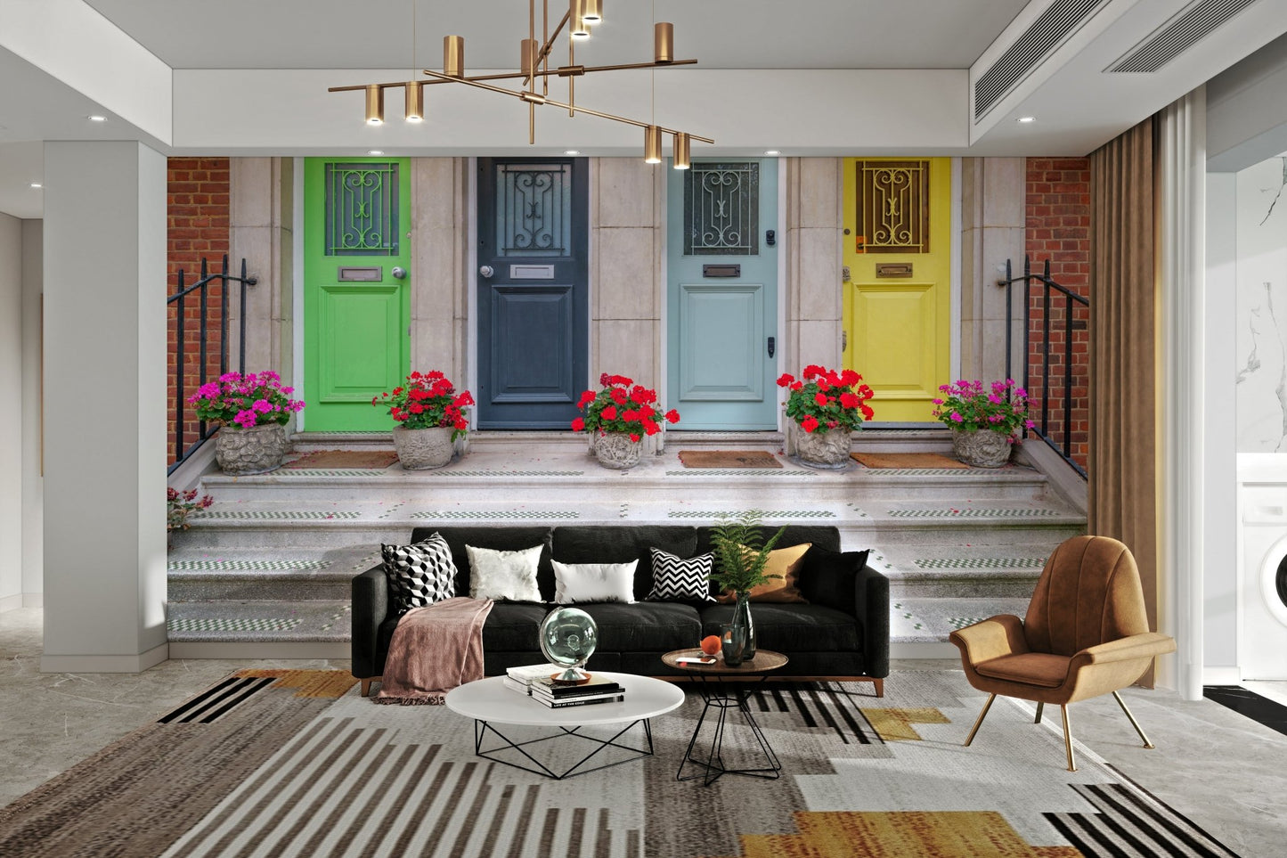 Radiant Doorscape Wall Mural