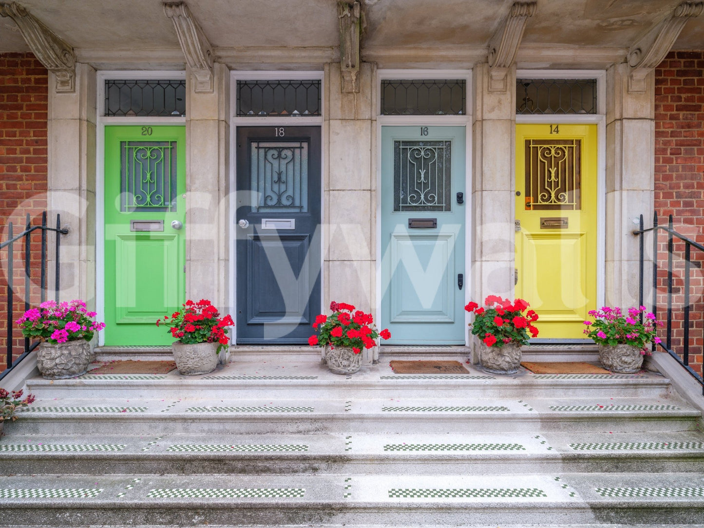 Radiant Doorscape Wall Mural