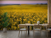 The mural covers a significant wall area.
