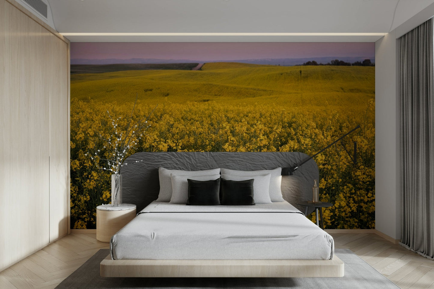 Captures the essence of a radiant mustard field in full bloom.
