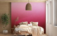 Radiant Pink Ombre Abstract Wall Mural - Giffywalls
