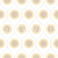 Artistic geometric design of the Radiant Sunburst Pattern Wallpaper.