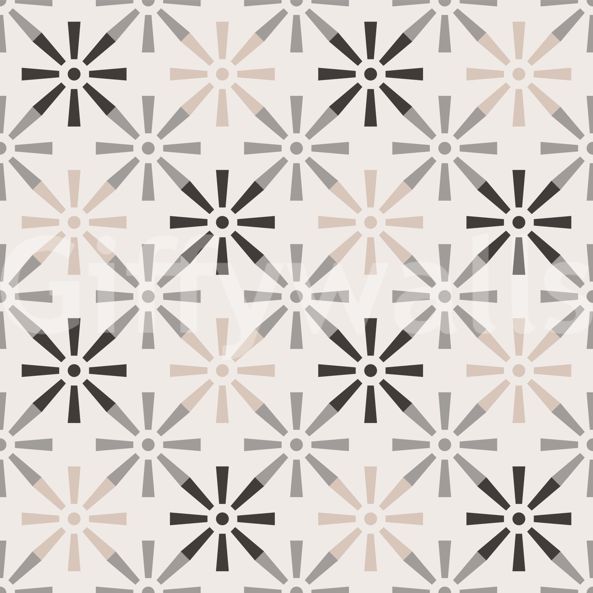 Soft tone mural wallpaper with structure

