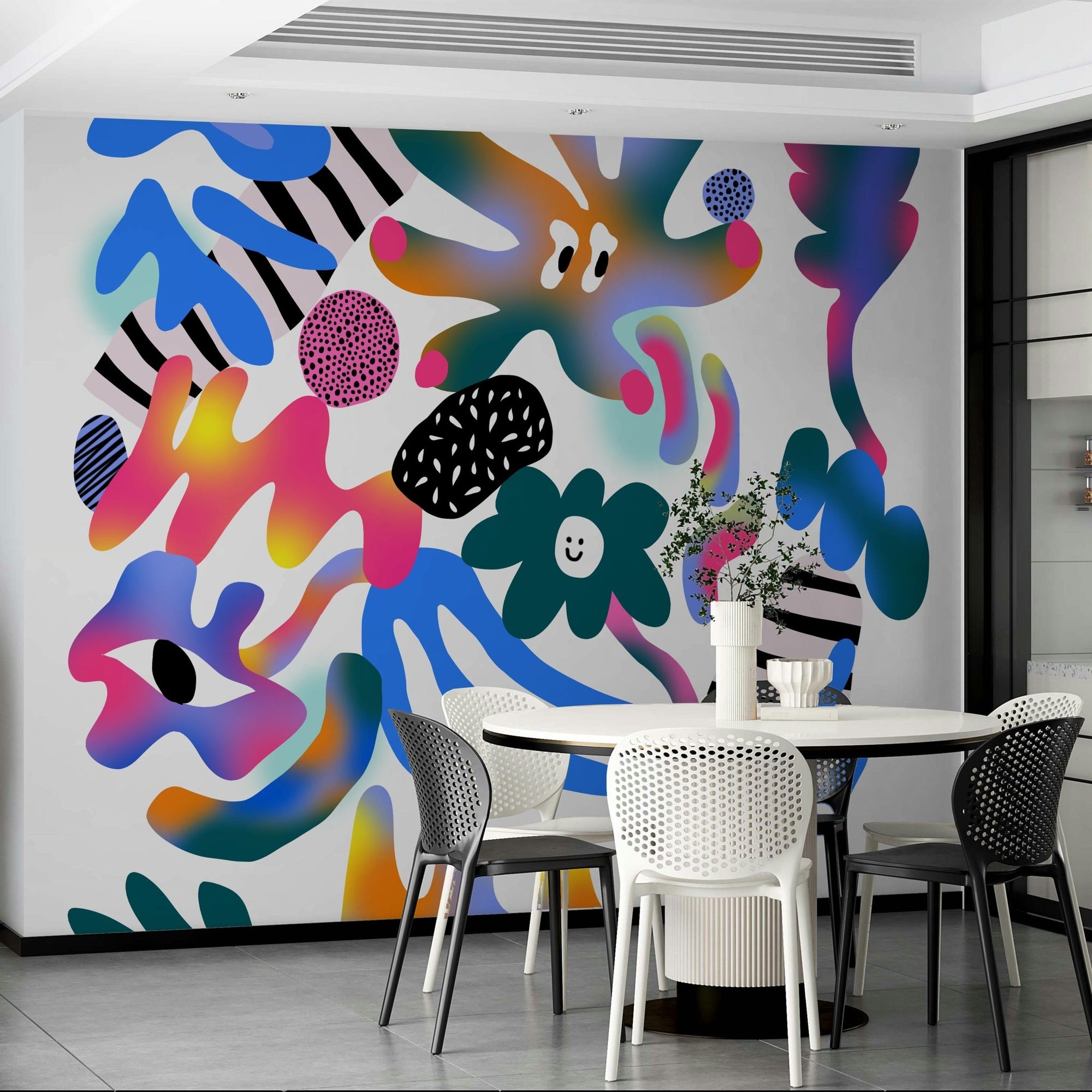 Radioactive Spring mural wallpaper full view, GD2472