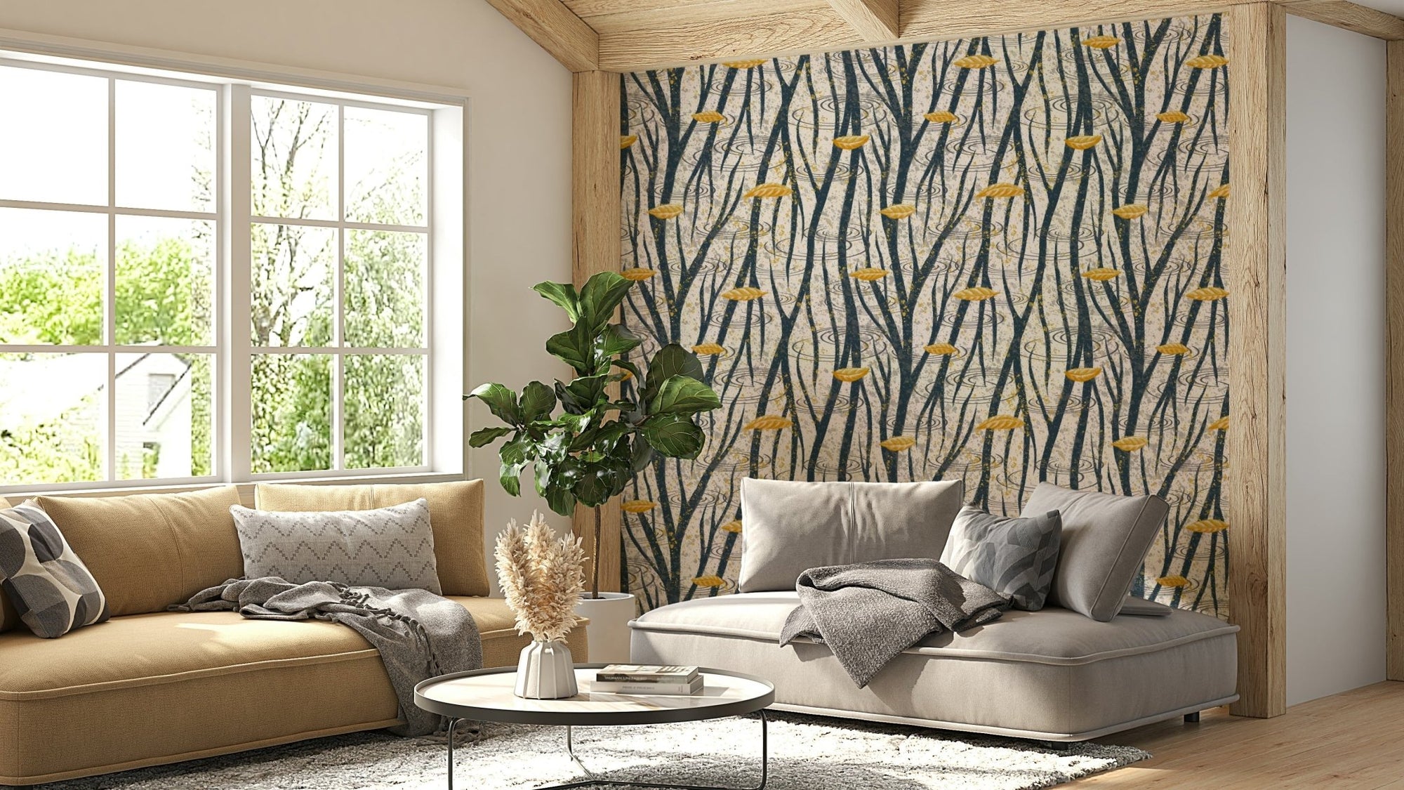 A wallpaper featuring an abstract, serene pattern. GD3776


