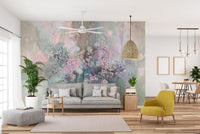 Sakura Watercolor Flower Wallpaper Wall Murals - Giffywalls