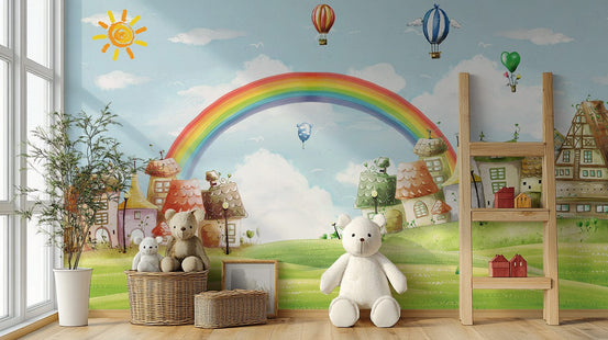 Kids Cityscape Wallpaper Design B201