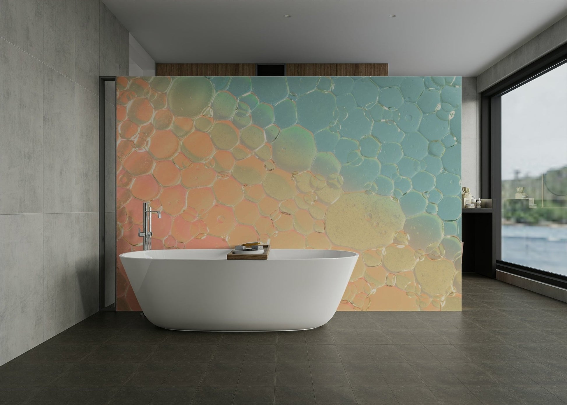 Great for bathrooms or creative areas.

