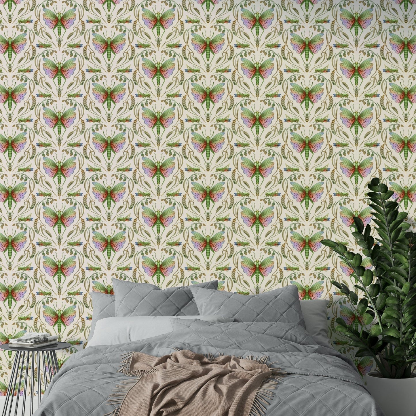 Whimsical wallpaper for living rooms

