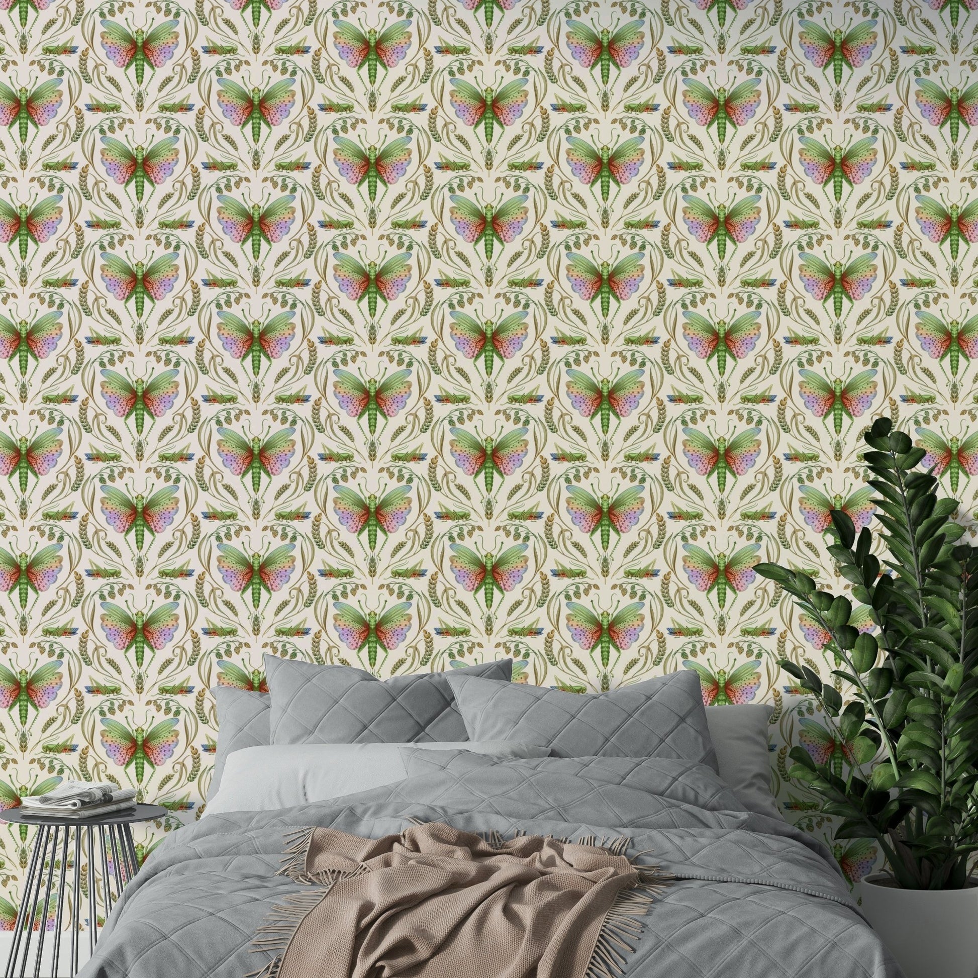 Whimsical wallpaper for living rooms

