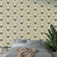 Whimsical wallpaper for living rooms

