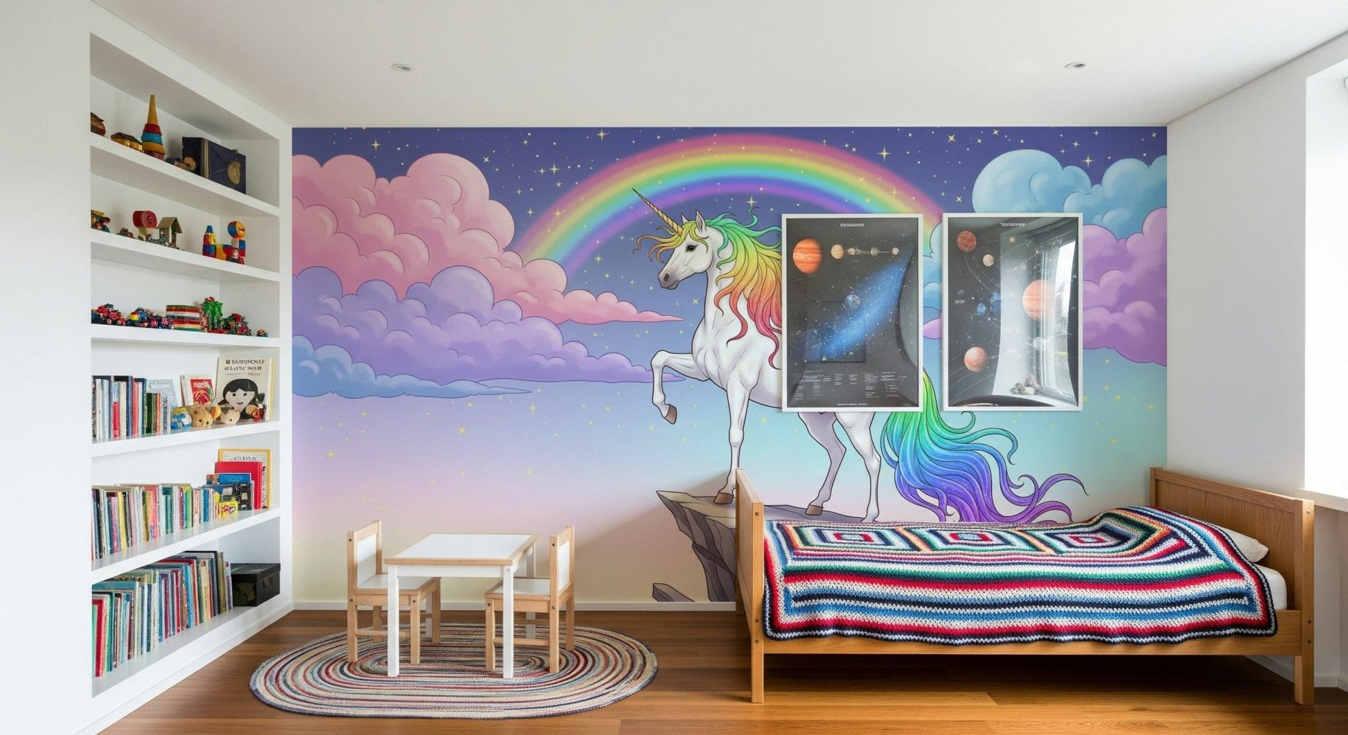 Rainbow Majesty Wall Mural
