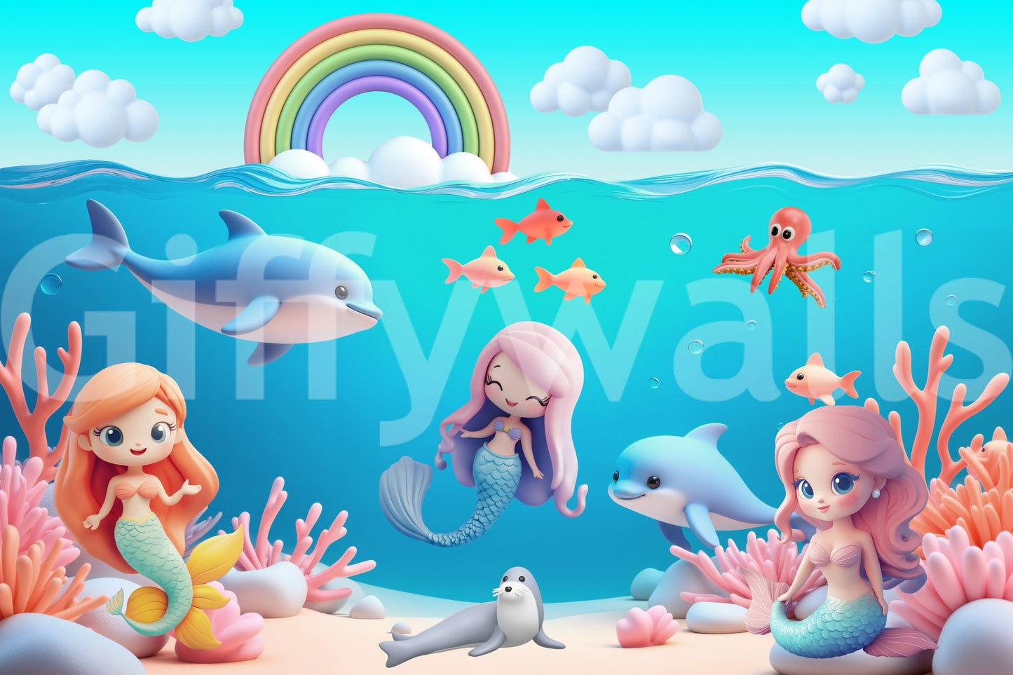 Rainbow reef, peaceful and calm

