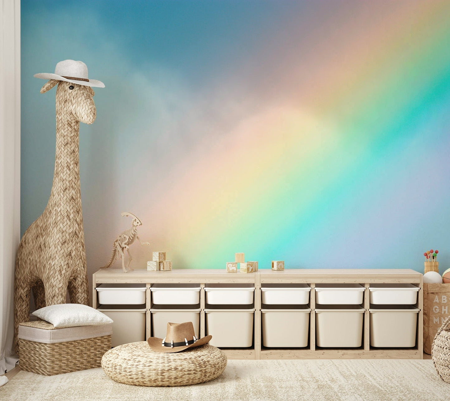 Rainbow Wall Mural