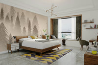 Sepia wallpaper with rainforest vibes GD089