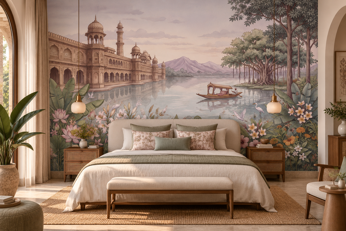 The Palace of Serene Waters Wall Mural - RJM04