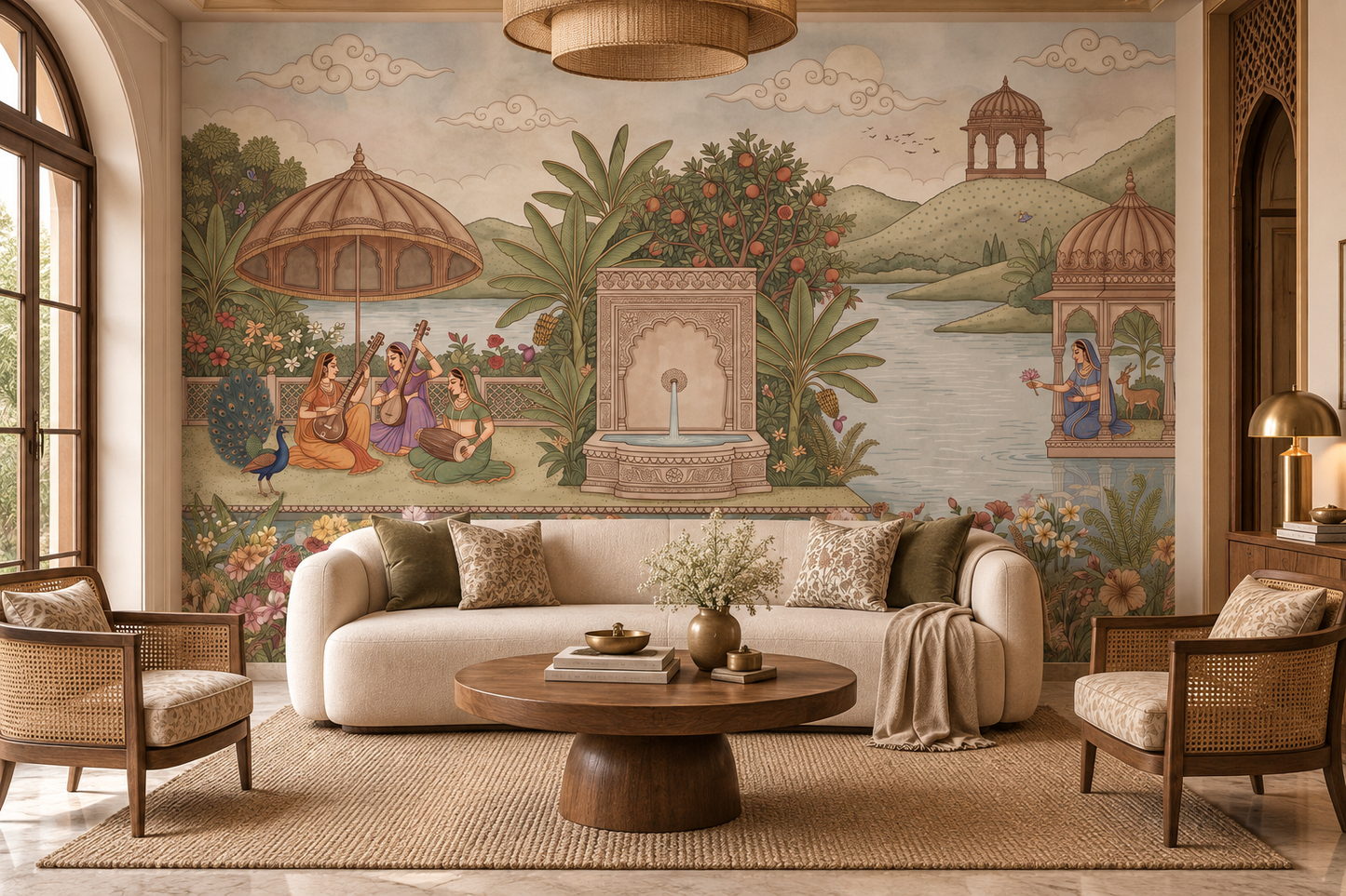 The Enchanted Garden of Raag Wall Mural - RJM08