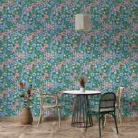 Modern teal wallpaper for bedrooms

