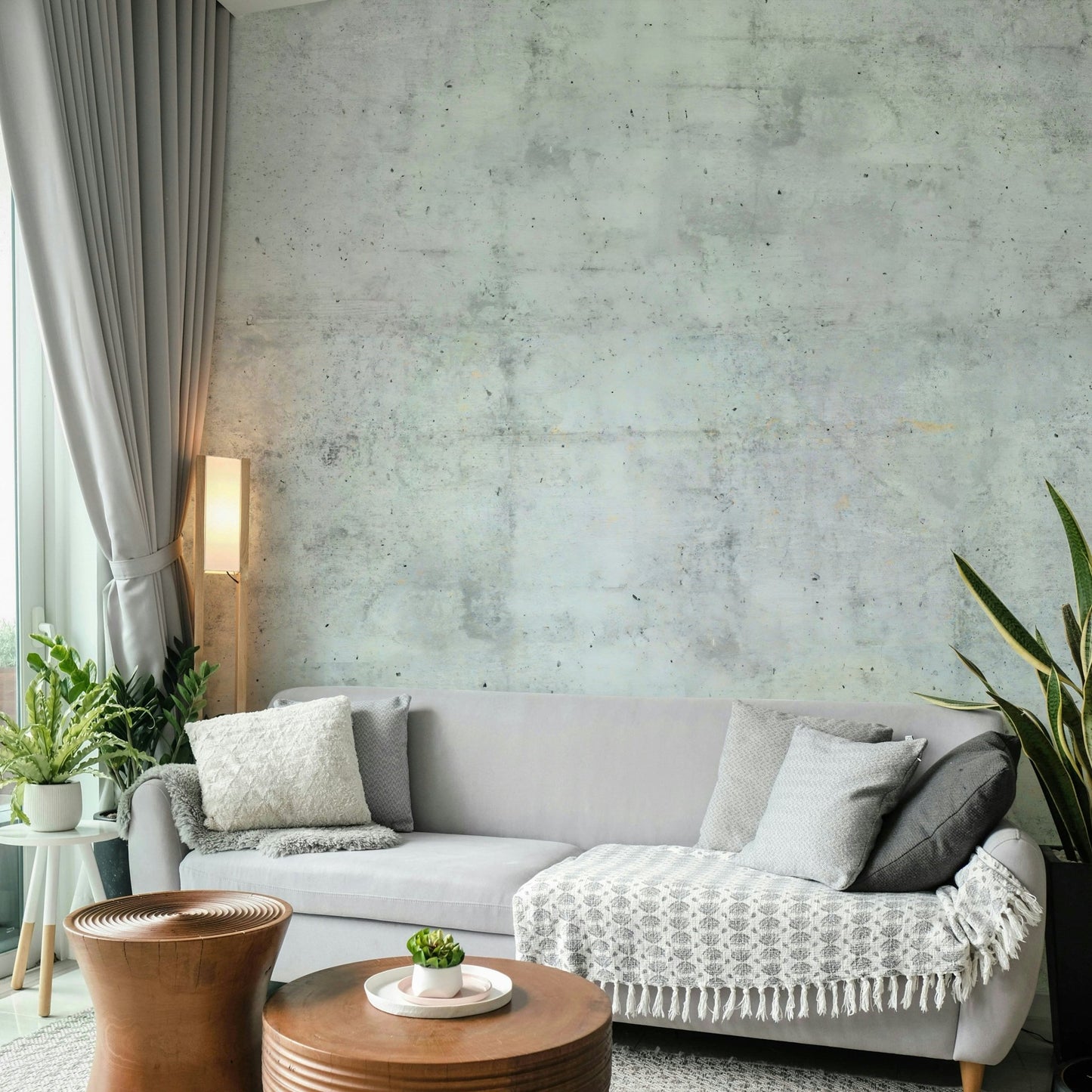 Raw Concrete Texture Wall Mural