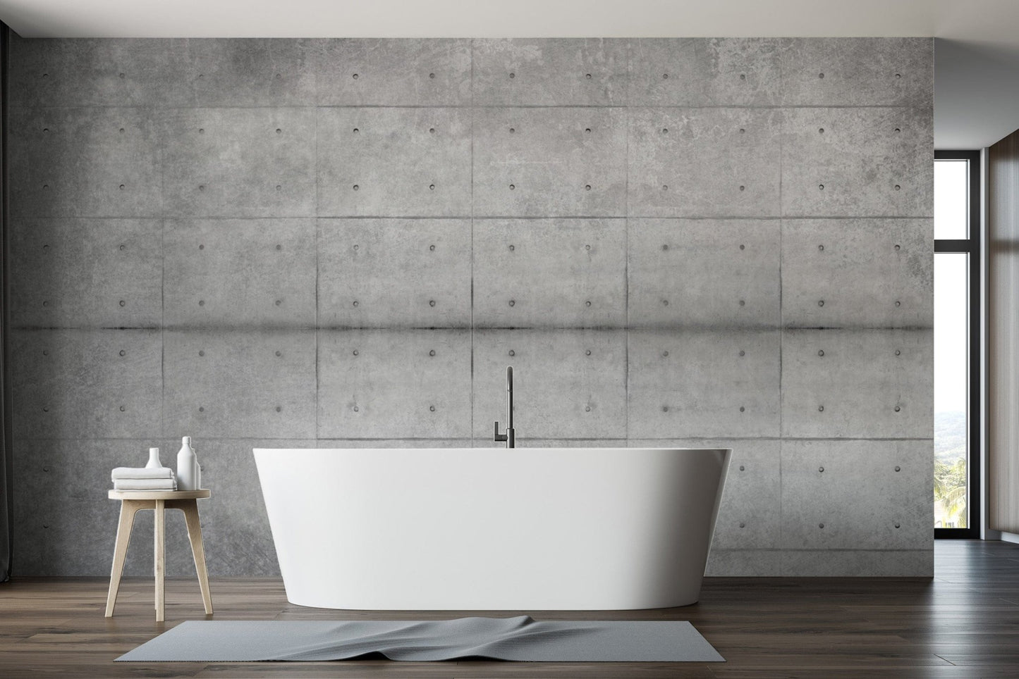 Industrial concrete wallpaper modern design
