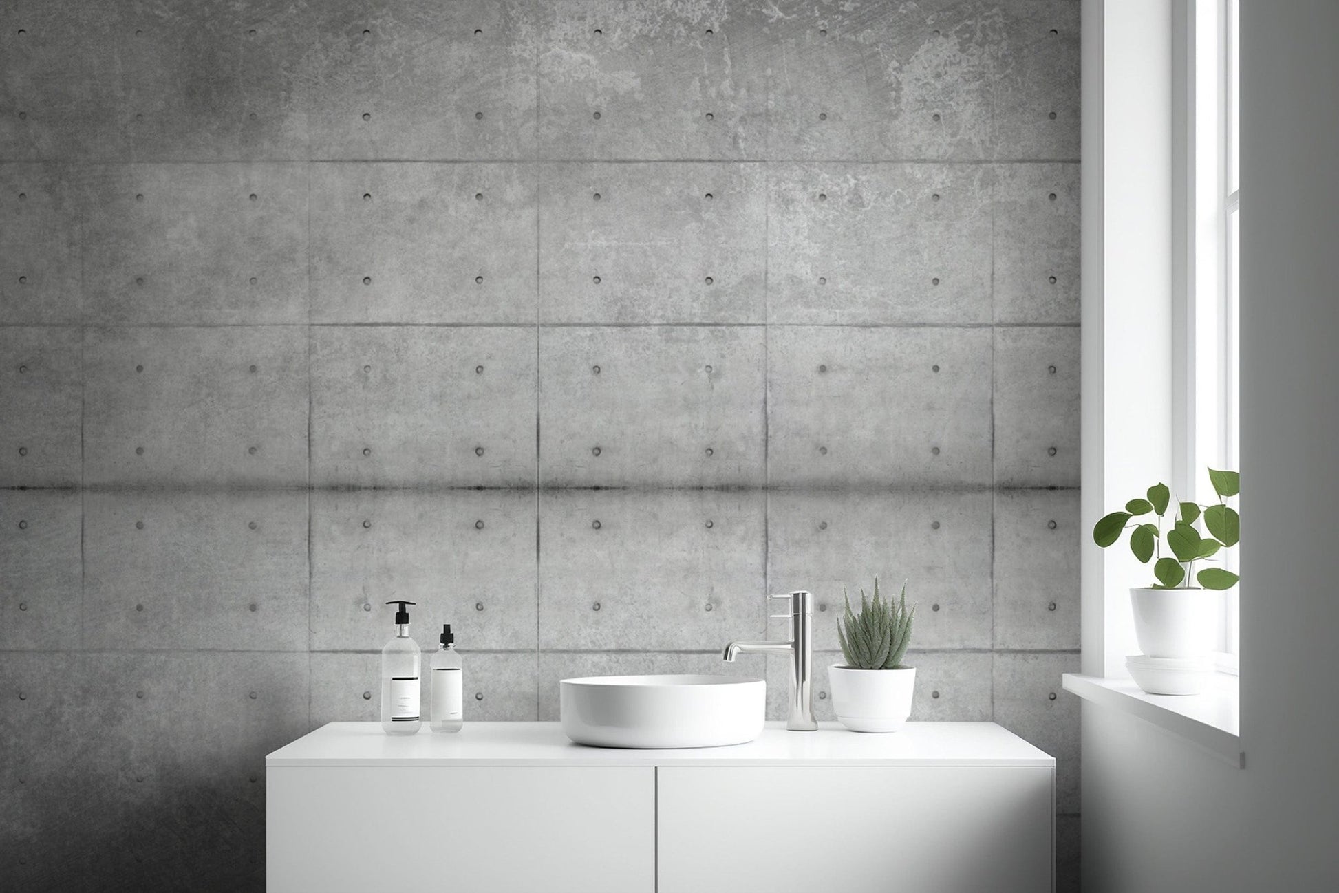 Grey concrete texture wallpaper for home
