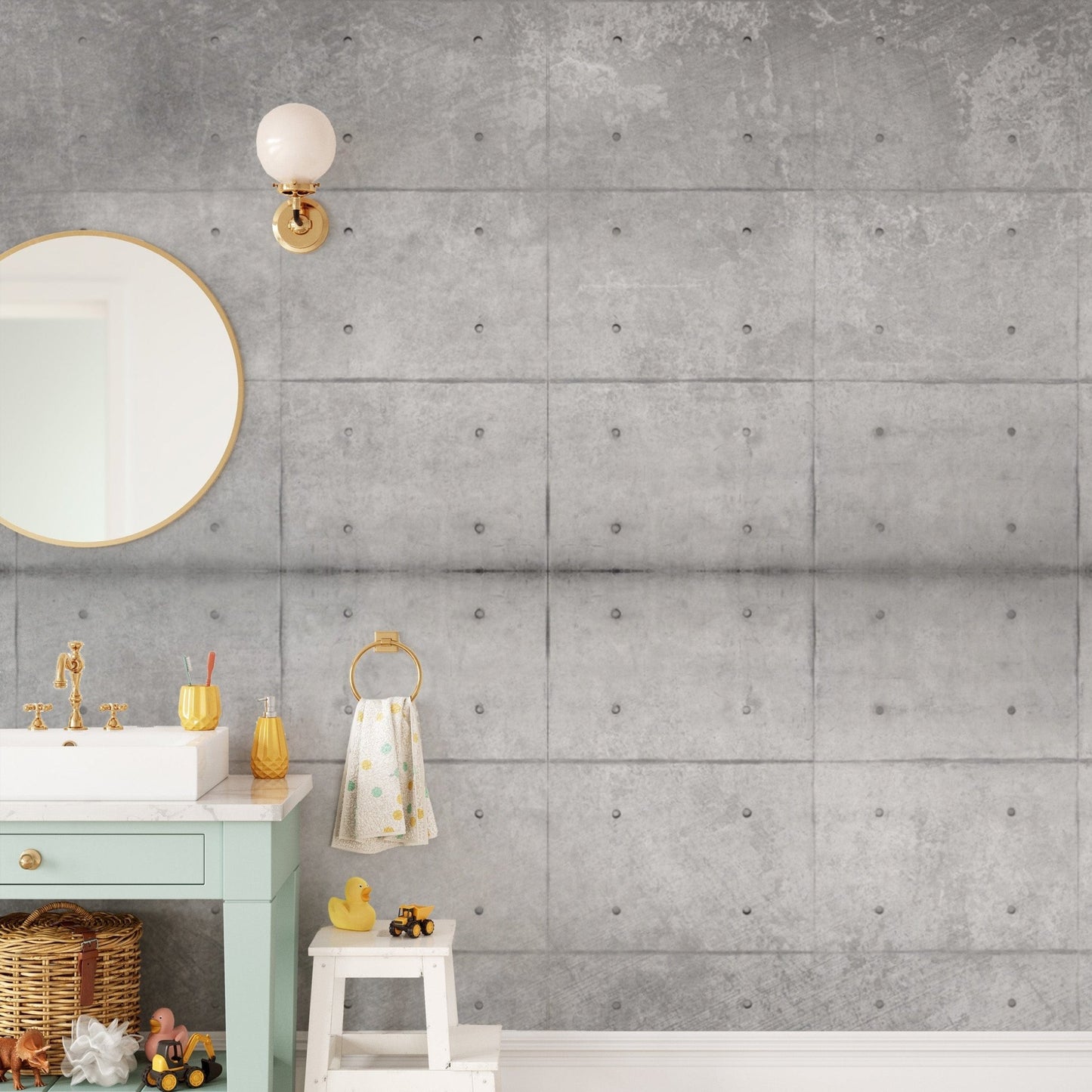 Raw Concrete Texture Wallpaper