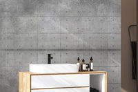 Realistic concrete effect wallpaper decor
