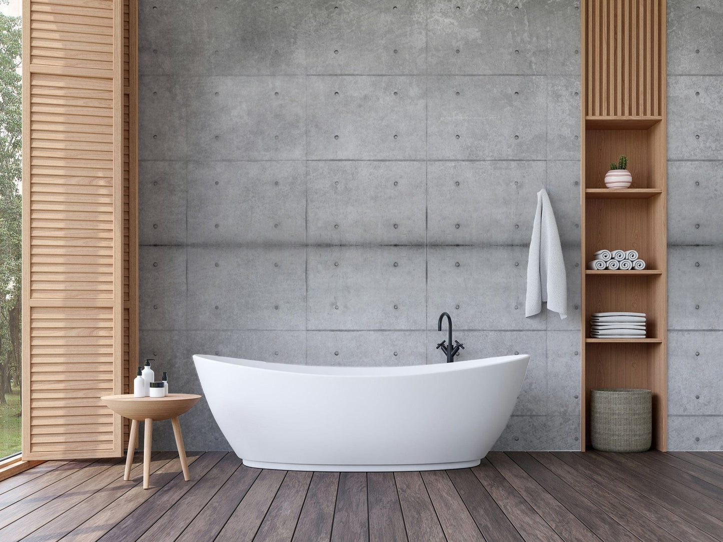 Raw Concrete Texture Wallpaper