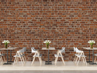 Red Brick Grunge Wallpaper Mural - Giffywalls