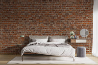 Red Brick Grunge Wallpaper Mural