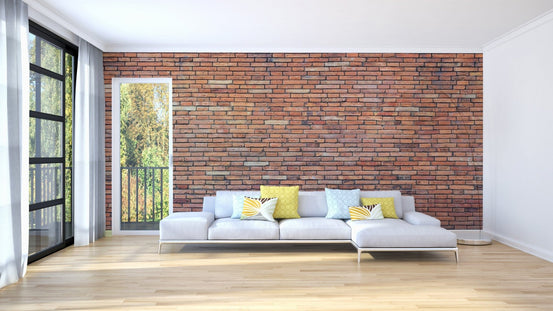 Red Brick Wallpaper Mural brick-08