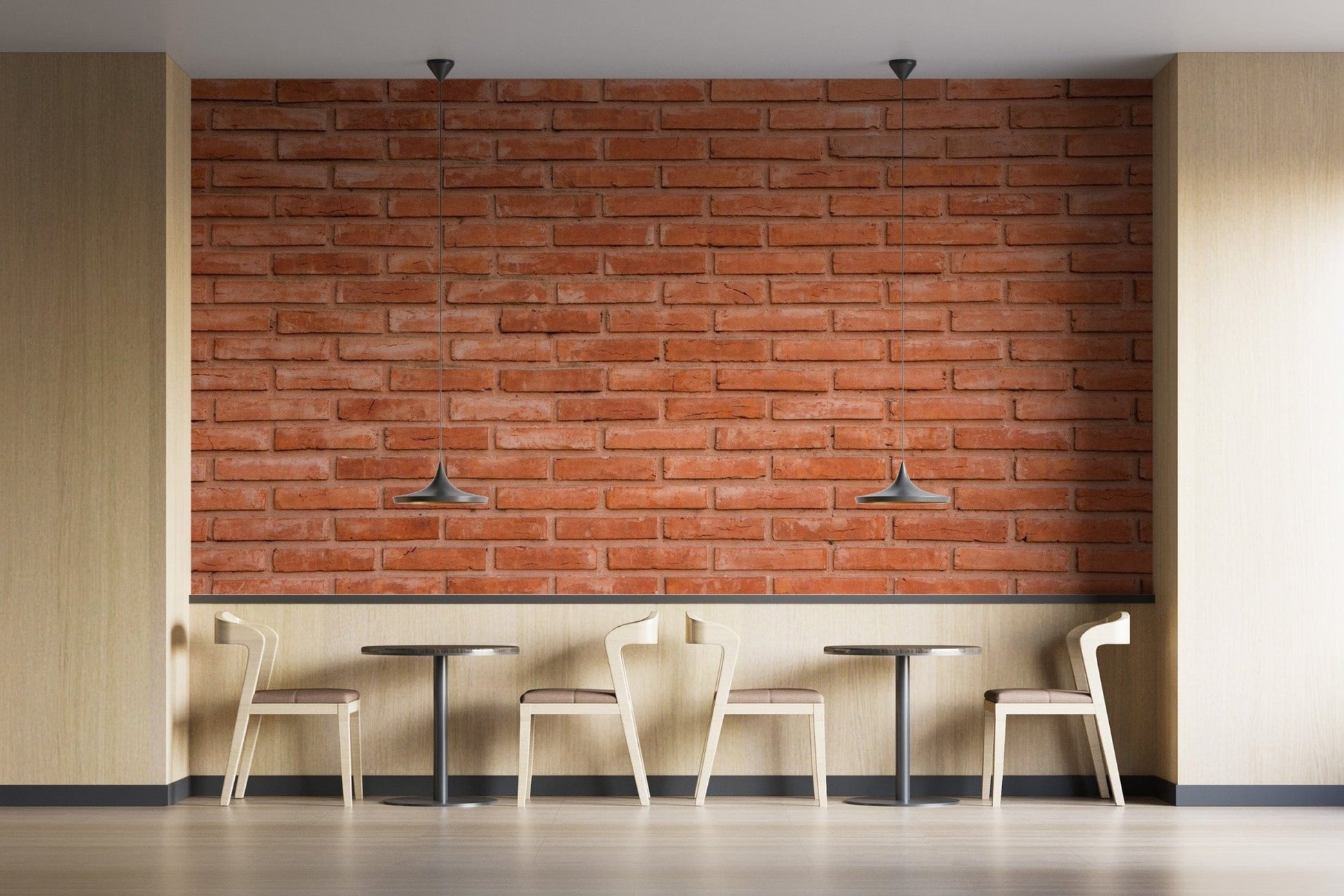 Red Bricks Wallpaper Mural - Giffywalls brick-13