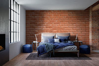 Faux brick wallpaper for urban wall designs brick-13
