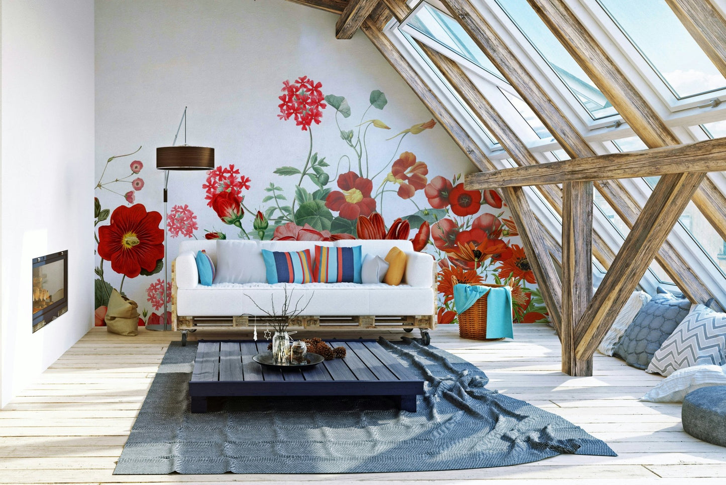 The colors are soft and gentle.

