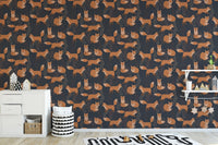 Creative fox wallpaper with soft tones
 A978