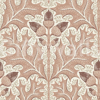 Warm botanical wallpaper for interiors

