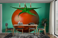 Bright tomato design for kitchen or café interiors

